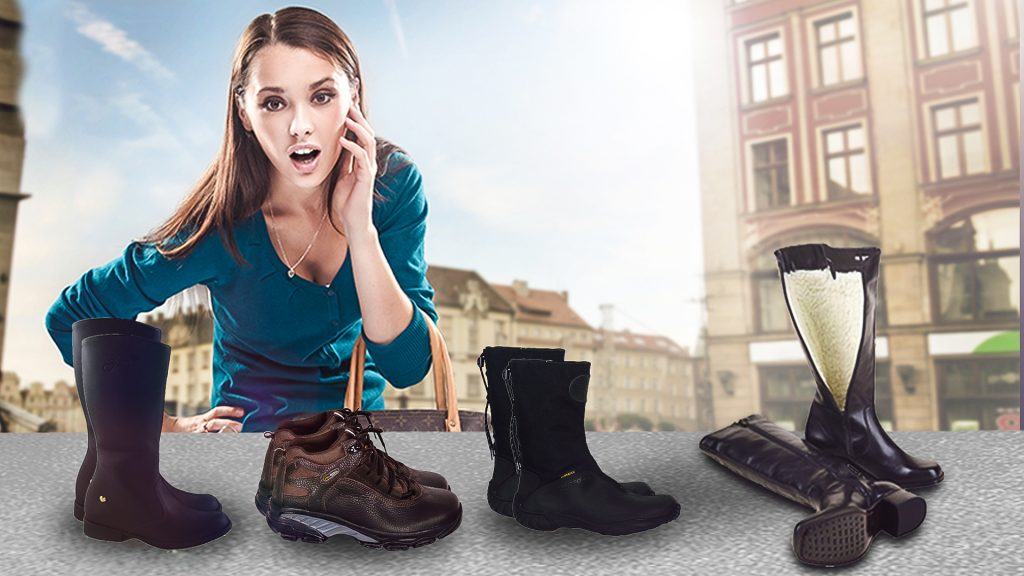 As botas são essenciais para quem vai se encontrar com frio intenso.