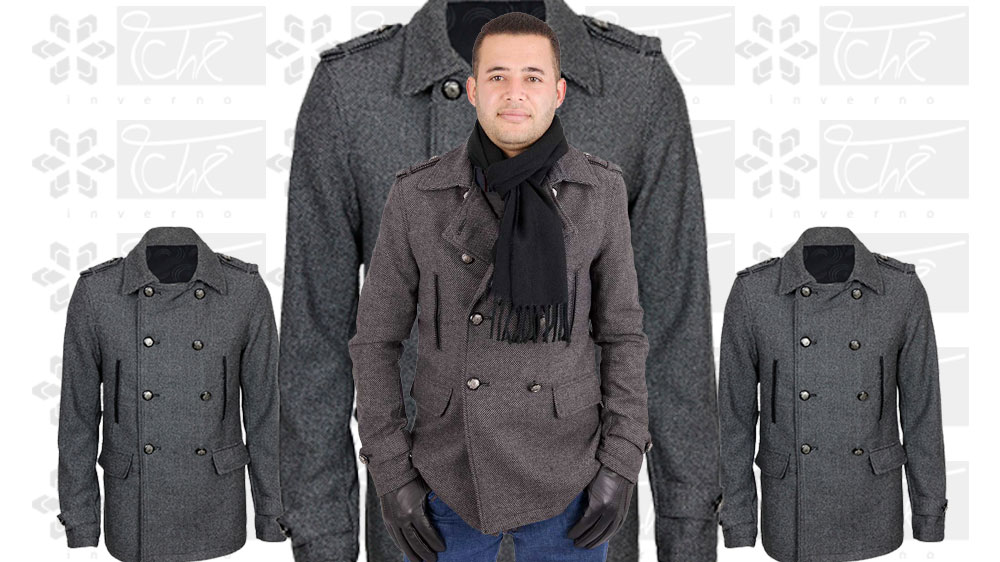 casaco kaban europeu masculino - tche inverno