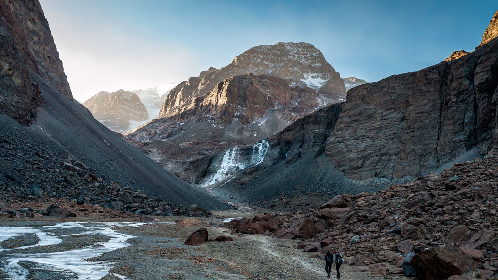 viagem neve cordilheira dos andes - tche inverno