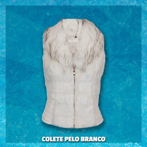 Colete Pelo Branco - Tchê inverno