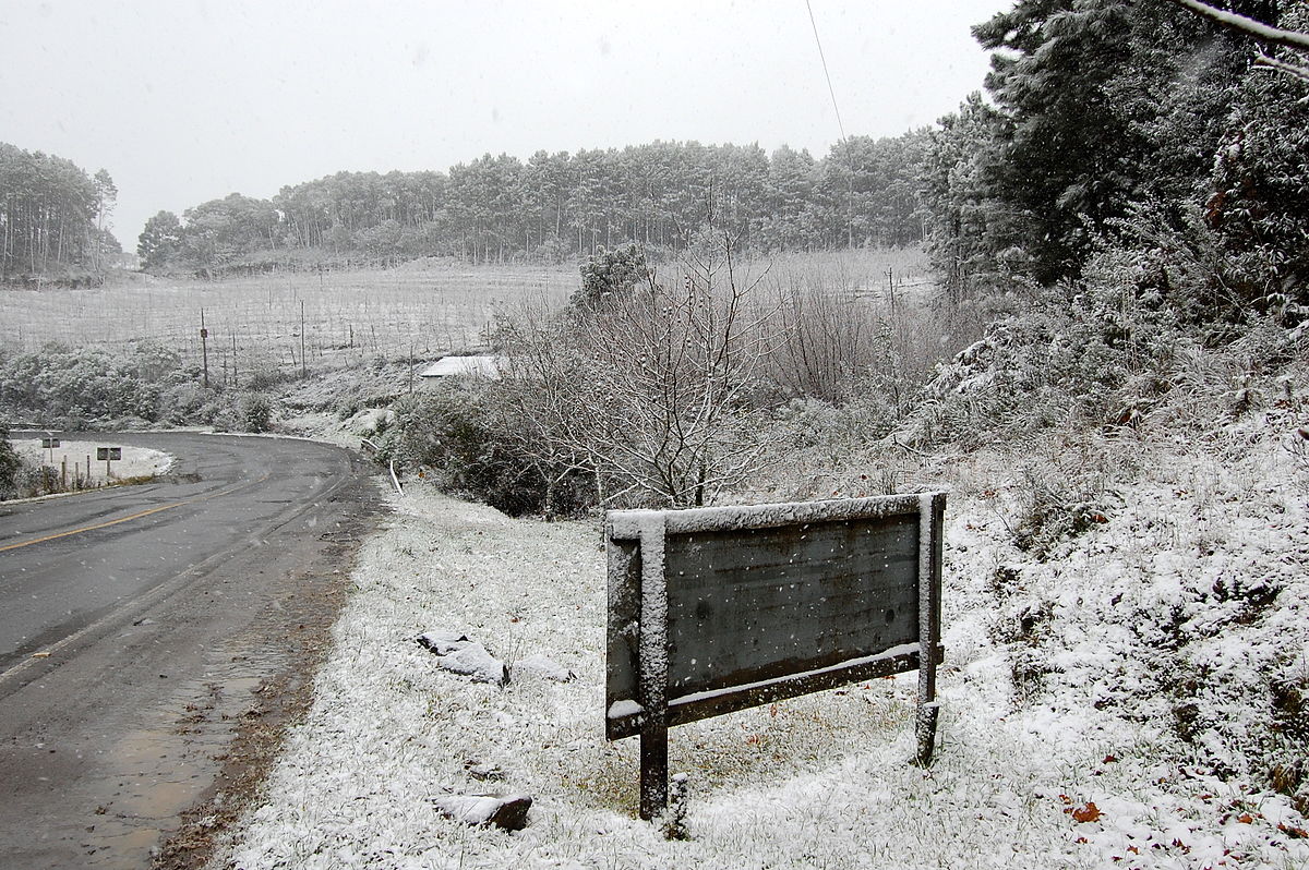 Lugares que Nevam no Brasil