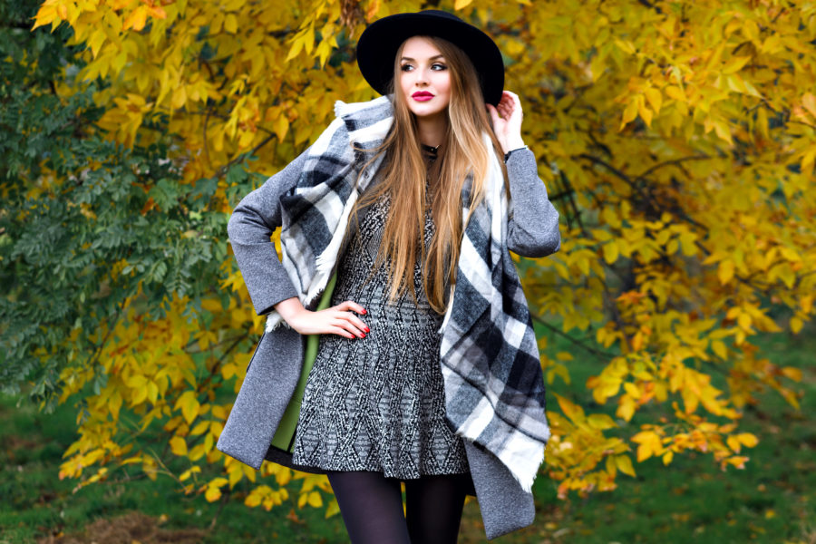 Vestido com Casaco — Inspire-se com 4 Ideias de Looks Incríveis