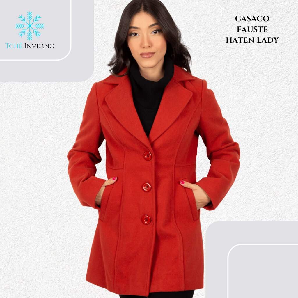 Casaco Fauste Haten Lady Vermelho - Mala de Inverno